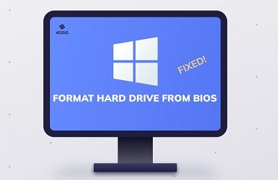 how to format a hard drive from bios