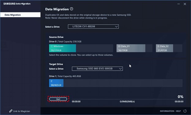 Samsung data migration software