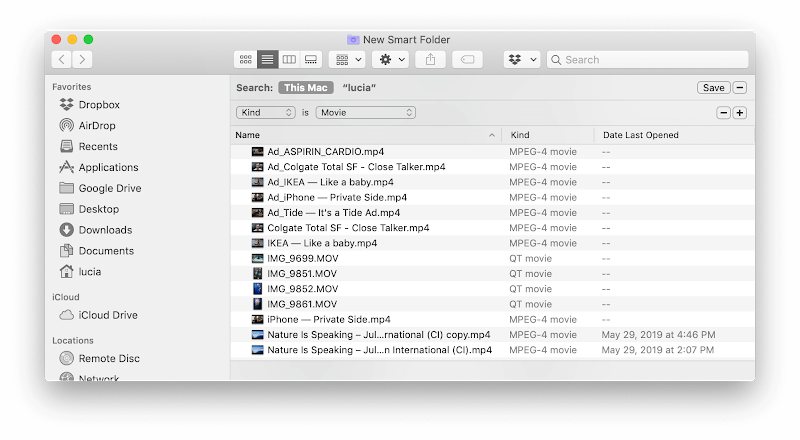 find duplicate videos manually
