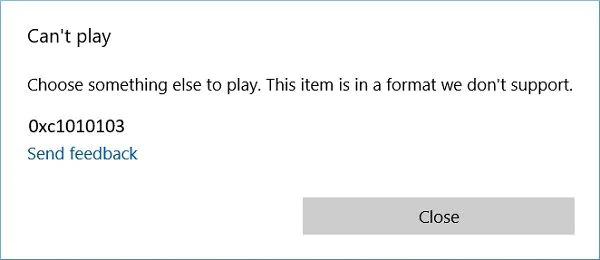 what is error 0xc1010103
