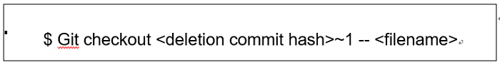 committed the deletion and then I did more commits