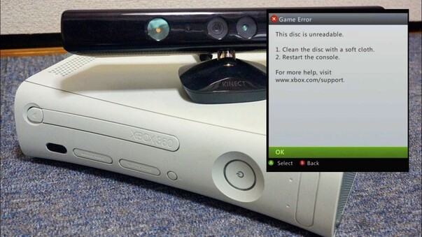 xbox 360 not reading disc